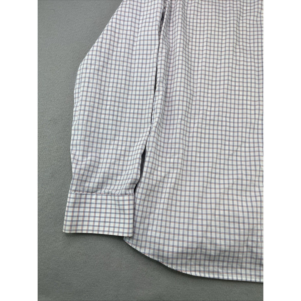 Banana Republic Dress Shirt Mens Small Blue Check Tailored Slim Fit Non Iron LS - Picture 16 of 16